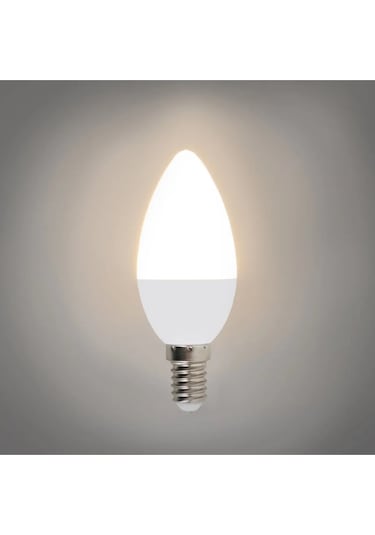 E14 Ince Duylu Günışığı Işık 7 Watt Mum Led Ampul