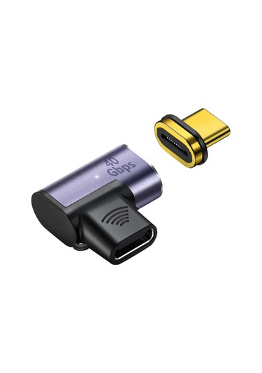 Gajeena Type-c Eşleşmeli Adaptör 40gbps Veri Transferi Pd100w Şarj Destekli Usb4.0 Thunderbolt3 Uyumlu