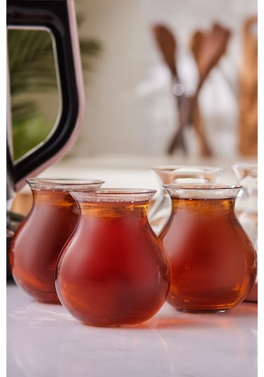 Karaca x Refika Tatlıcan 6'Lı Çay Bardağı Seti