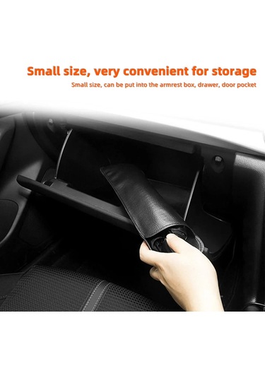 Araba Güneşliği Şemsiye Tarzı Ön Cam Güneşlik Güneş Koruyucu İsı Yalıtımlı Bez Set D Diğer