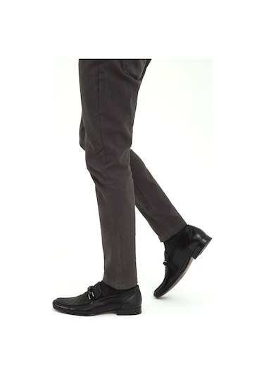 Tamer Tanca Erkek Hakiki Deri Siyah Makosen Ayakkabı 477 19707 K Erk Ayk Syh Zmb Bfl/syh Org Siyah