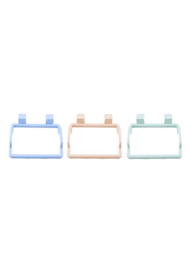 Asılı Çöp Çöp Torbası Tutucu Çöp Rafı Dolap Dolap Depolama Bez Askısı Çöp Kutusu Kutusu Mutfak Aksesuarları Alet Pembe