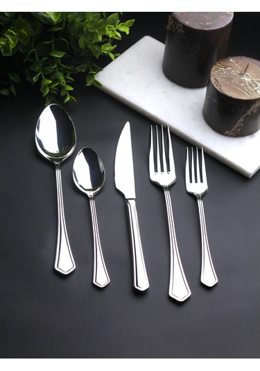 Petra 6 Kişilik 30 Parça Çatal Kaşık Bıçak Takımı Metal