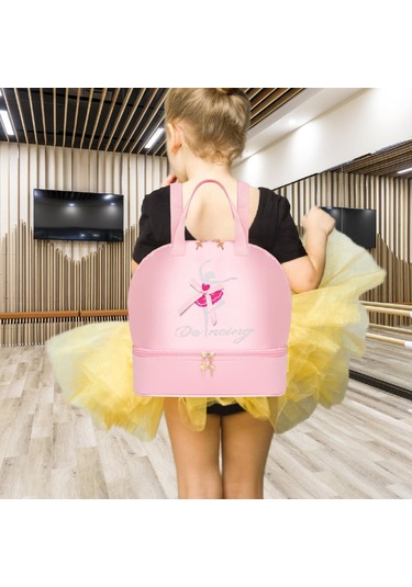 Suntek Bale Dans Sırt Çantası Sporları Seyahatleri İçin Pembe