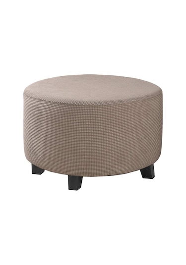 Taupe Streç Osmanlı Slipcovers  Oturma Odası İçin Kapakları Koruyun M