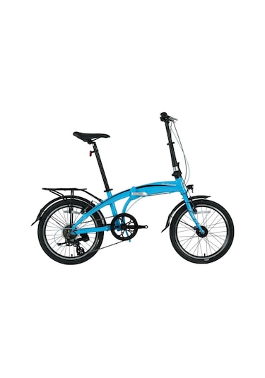 Bisan Twın-s V 20 Jant 32k Katlanır Bisiklet Açık Mavi - Siyah Mavi