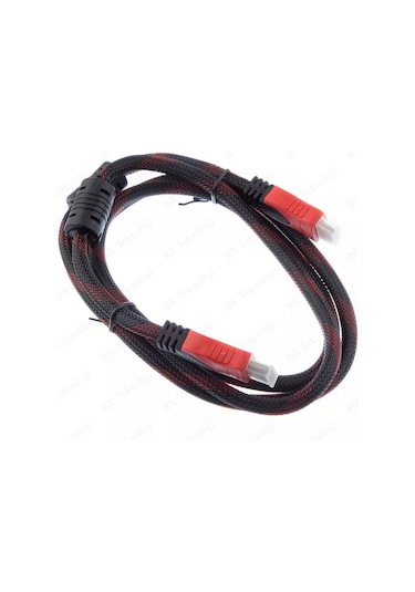 Yüksek Hızlı Full HD 3D Örgülü HDMI Kablo - 1.5 Metre