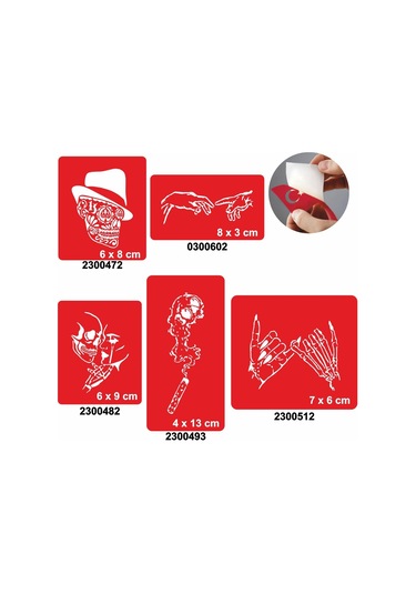 Kafatası Modelleri Dövme Şablonu Kına Deseni