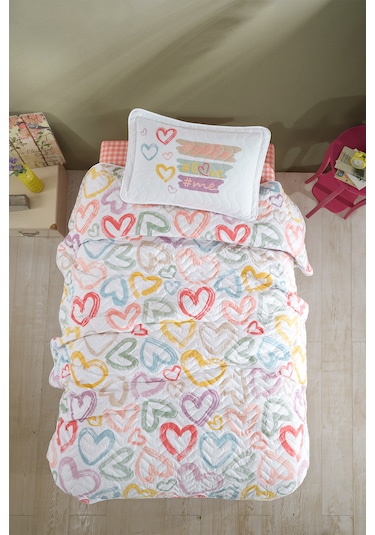 Clasy %100 Pamuk Tek Kişilik Yatak Örtüsü Selfie