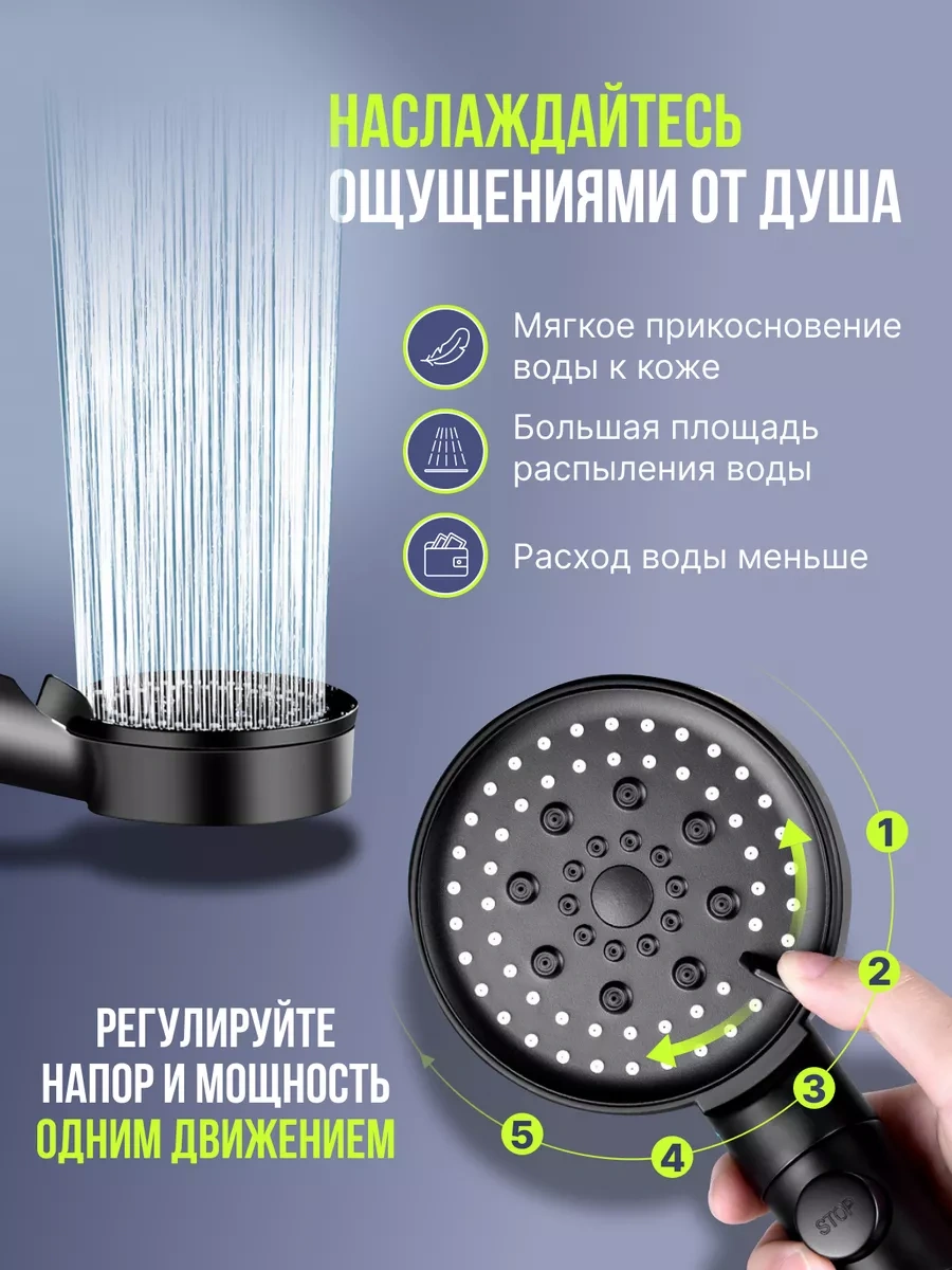 House Like It Duş Başlığı Hortumlu 245878228 Siyah