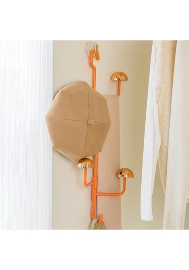 Beyaz Şapka Asılı Raf Holding 3 Şapka Kurulum Gerektirmeyen Plastik Ekran Askı Bere Beyzbol Şapkaları Peruk Eşarp Takı Şapka Organizatör Kanca Beyaz