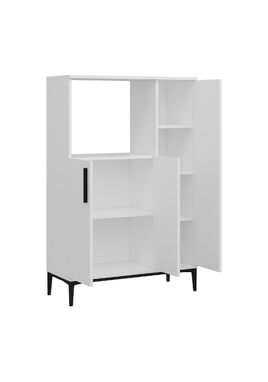 Dekorosso Anova Çok Amaçlı Mikrodalga Fırın Dolabı Beyaz