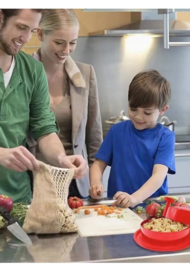 M&gmılagrı Tavuk Fişeli, Sebze Ve Et İçin El Tipi Doğrayıcı Ve Doğrayıcı 204112755 Kırmızı