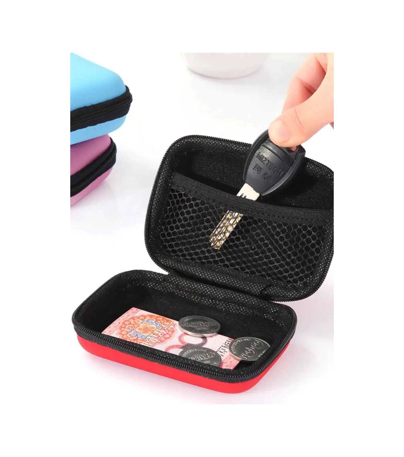 Jintao Kablo Ve Şarj Aletlerini Düzenlemek İçin Kompakt Organizatör 169754451 Violet