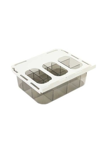 Tongxida Ev Gardırop Çekmece Tipi İç Çamaşırı Çorap Saklama Kutusu Bölmeli Şeffaf Gri Diğer Diğer