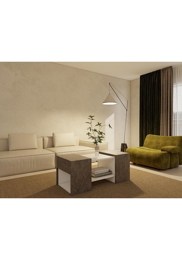 Lupo Orta Sehpa Hanoi-beyaz Beyaz