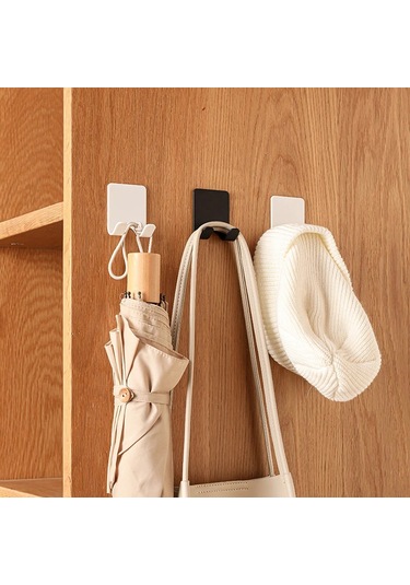 2 Adet Banyo 304 Paslanmaz Çelik Jilet Tutucu Depolama Kanca Beyaz