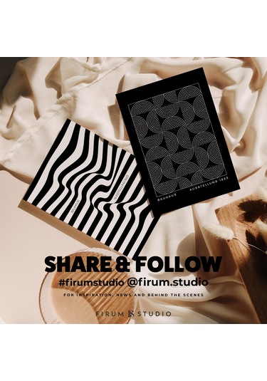 Siyah Beyaz Geometrik 2'li Set, Modern Siyah Sanat