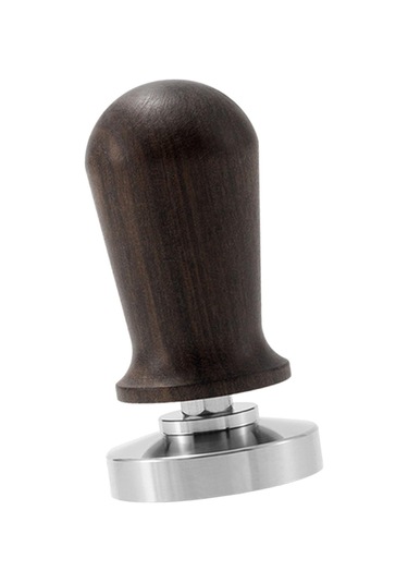 Suntek Kalibre Edilmiş Espresso Tamper Paslanmaz Çelik Taban Çoklu Uyumlu Aksesuarlar 51mm Koyu Kahverengi