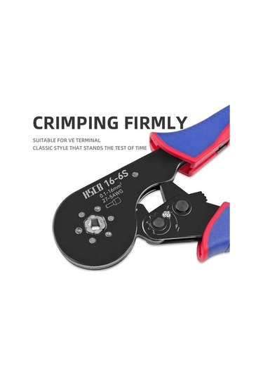 Carrier- Ferrule Krimping Aracı Hsc816-6s 0.1-16mm²/27-5awg 1 Adet