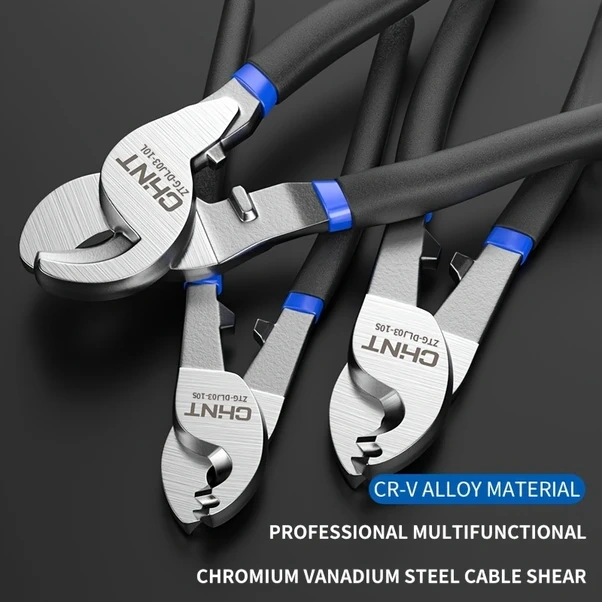 Gateesat 10 İnç Profesyonel Kablo Makası Ve Sıyırıcı Kaymaz Tutamak Dayanıklı Kesim