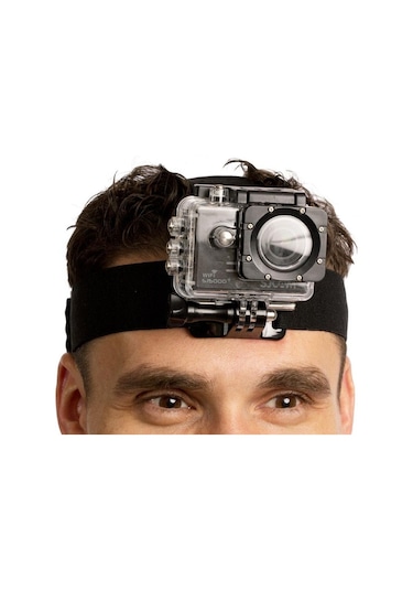 Gopro Hero 10 9 8 7 6 Aksiyon Kamera Uyumlu Kafa Bandı Gp24