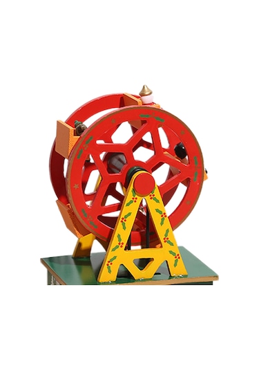 Suntek Yılbaşı Müzik Kutusu Tekerlek Masaüstü Kırmızı