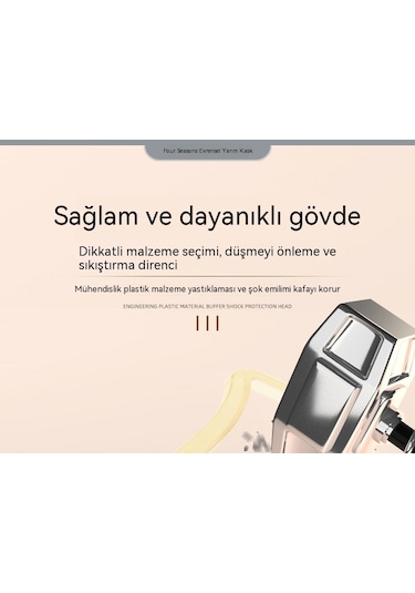 Eternal Luck Yetişkin Dört Mevsim Açık Motosiklet Kaskı Pembe