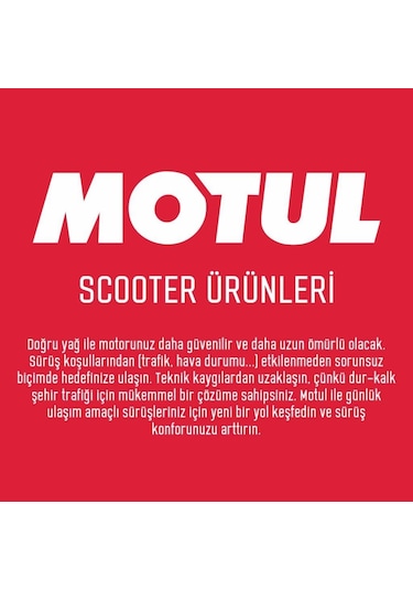 Motul Scooter Gear 80W-90 Motosiklet Şanzıman Yağı 2 x 150 ML
