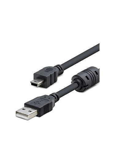 Hadron HDX7538 5 Pin Plastik 1.5 M V3 Uclu Yazıcı Şarj Ve Data Kablosu Siyah