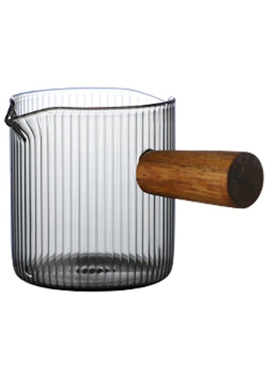 Homyl Çayevi Cafe Için Cam Ölçüm Kabı Isıya Dayanıklı Stil F 100ml