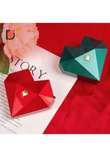 Kalp S Eklinde Otomatik Yu Zu K Kutusu Su Rpriz Evlilik Teklifi Ve Nis An Kutusu Siyah