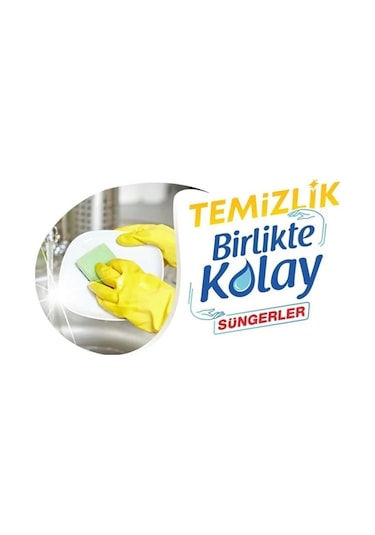 Koroplast Oluklu Bulaşık Süngeri 6 x 5'li