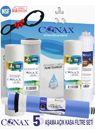 Conax Açık Kasa 5 li Filtre Seti LG Membranlı