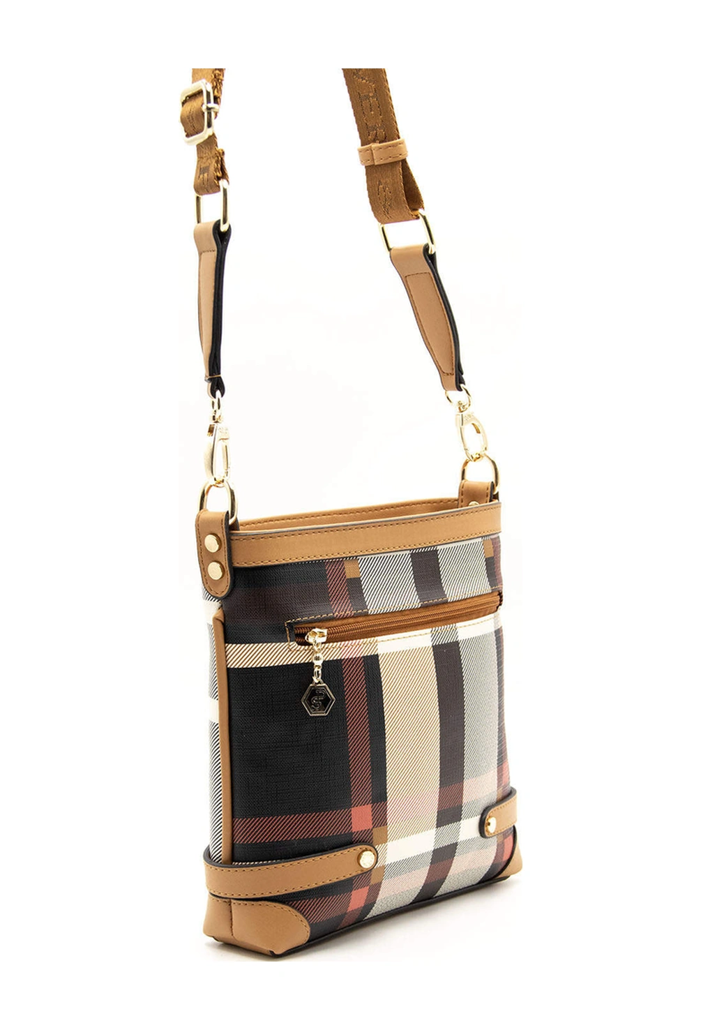 Silver Polo Kadın Çapraz Çanta 1120 Siyah-Taba