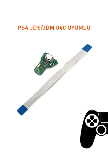 Ps4 V2 Kollar İle Uyumlu Jds Jdm 040 Usb Port Soket & 12 Pın Flex