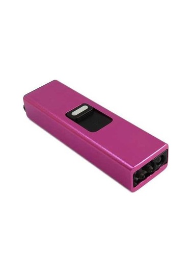 Fortunelane Yeni Pembe Usb Şarjlı Mini Elektronik Çakmak, Rüzgara Dayanıklı Kamp Ve Barbekü Aydınlatma Diğer