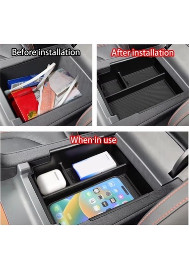 Moly Byd Shark 2024 Orta Konsol Düzenleyici Tepsisi İçin Byd Shark 6 2024-2025 Uygun