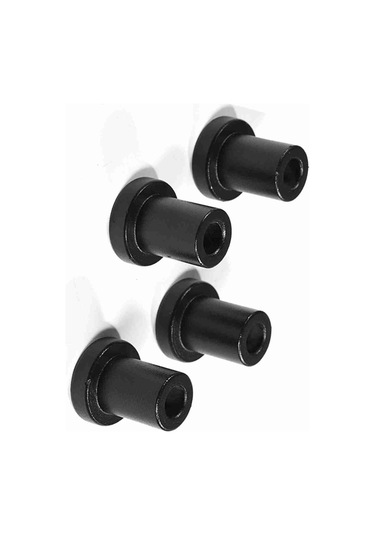 Springsun Karbon Çelik Kayar Barn Kapısı Ray Spacerı, Pom Kaplama, Duvar Ray Sabitleme Aksesuarı, 4 Adet Paket