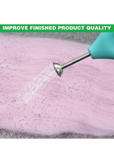 Elmpaly Büyük 7.57 Oz Metal Islak Keçeleme Spreyi - Elle Çalışan Pil Gerekmez Siyah