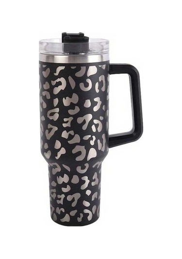 Didadodo Yeni Termos Bardak Pipetli 304 Lüks Paslanmaz Çelik Büyük Beyaz Beyaz