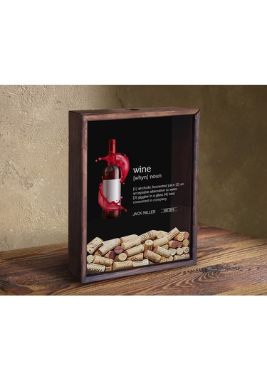 BK-VIP Sevgililer Günü Özel Şarap Mantarı Biriktirme Kutusu