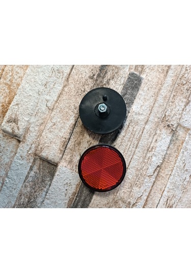 Motosiklet Reflektör Çift Kırmızı