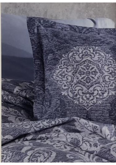 Clasy %100 Pamuk Ranforce Çift Kişilik Nevresim Takımı Mavi