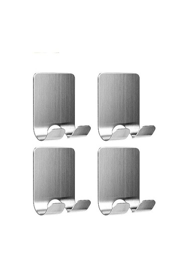 Kangvka Stainless Steel 403 Otomatik Yapışkan Duvar Hook - Tıraş Makinesi, Anahtar, Mutfak Gereçleri, Havlu İçin Dayanıklı Duvar Takımı Diğer