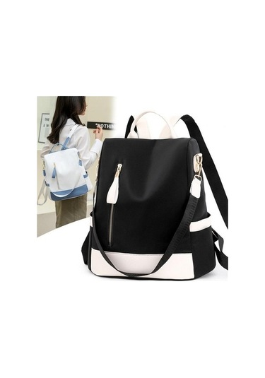 Fastbuy Kadınlar Okul Çift Omuz Büyük Kapasiteli Günlük Sırt Çantası Sky Blue Çok Renkli