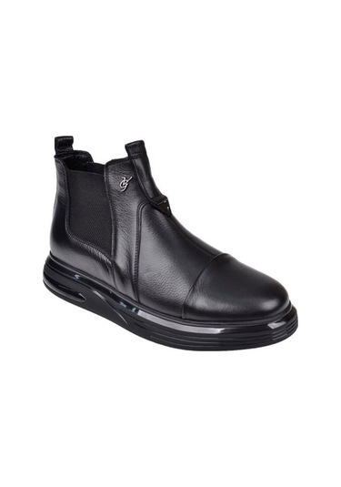 Voyager 6979 Mr Erkek Siyah Nata Deri Bot Siyah