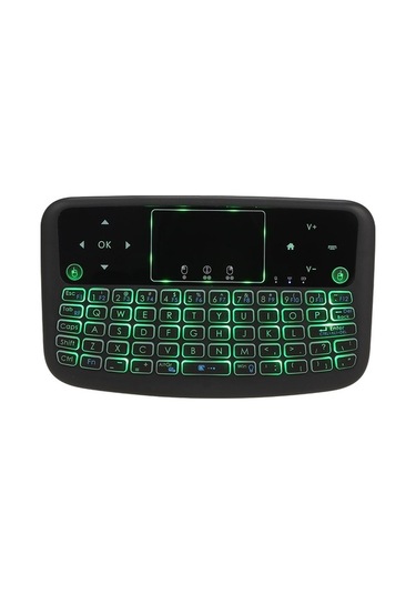 A36 Mini Kablosuz Klavye 2.4g Renkli Arka Işıklı Hava Mouse