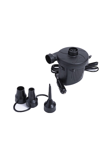 Yaozixa 50w Araçlı Elektrikli Hava Pompa, Hızlı Şişirme/boşaltma Fonksiyonu, 280l/dak Akış, Abs Malzeme,野営 Ve Ev Kullanıma Uygun, 3 Adet Uyumlu Uç