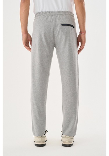 Shooter Sportswear Erkek Antrasit Eşofman Altı Nefes Alabilir Regular Kalıp Lastikli Ayarlanabilir Bel Gri